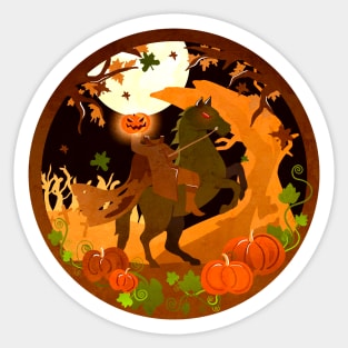 Jack-o'-lantern Sleepy hollow Halloween Sticker